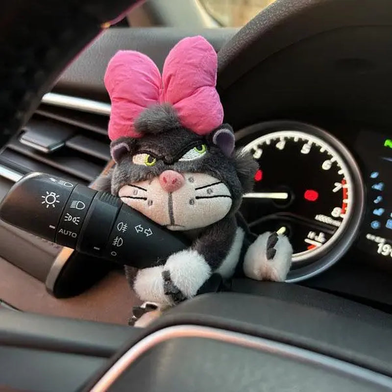Cute Pig Plush Doll Creative Gift Car Windshield Wiper Decorations Home Decoration Kawaii Accessories Home Desk Ornament