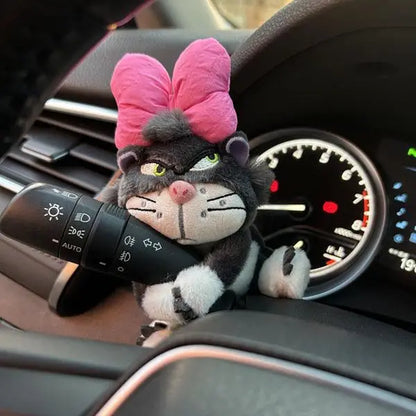 Cute Pig Plush Doll Creative Gift Car Windshield Wiper Decorations Home Decoration Kawaii Accessories Home Desk Ornament