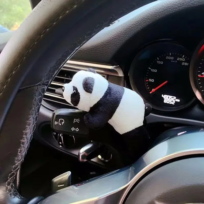 Cute Pig Plush Doll Creative Gift Car Windshield Wiper Decorations Home Decoration Kawaii Accessories Home Desk Ornament