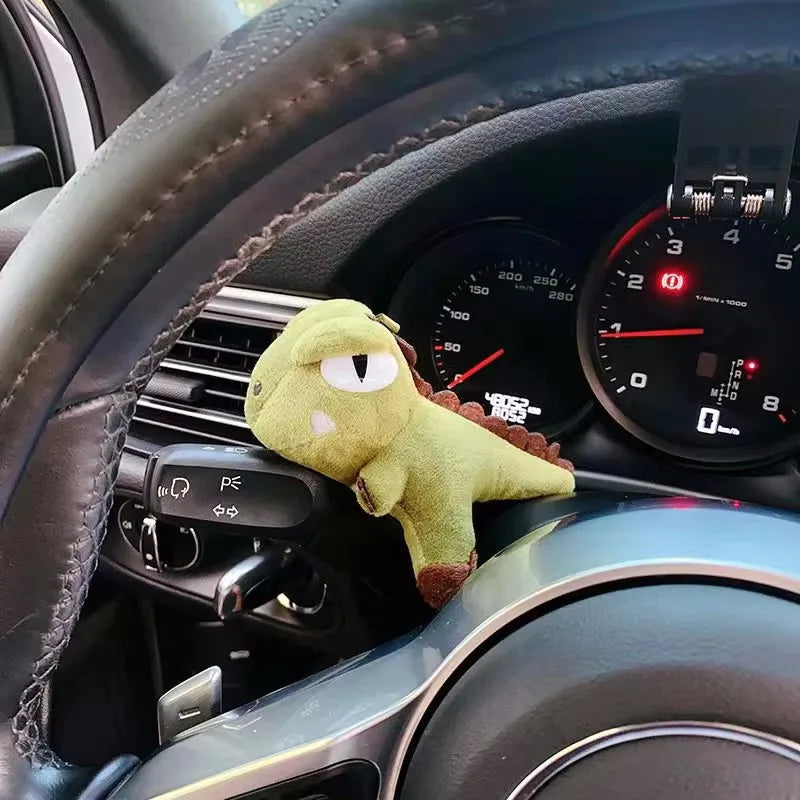 Cute Pig Plush Doll Creative Gift Car Windshield Wiper Decorations Home Decoration Kawaii Accessories Home Desk Ornament