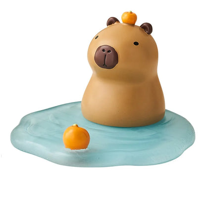 Crocodile Capybara Phone Holder Animal Figurines Desk Decor Capybara Mobole Phone Stand Cartoon Creative Capybara Model Toy