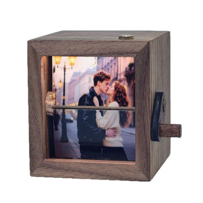 Hand Cranked Flip Book Photo Machine | 8/16 Pictures Dynamic Glowing Photo Album Creative Gift for Valentine'S Day Mother'S Day